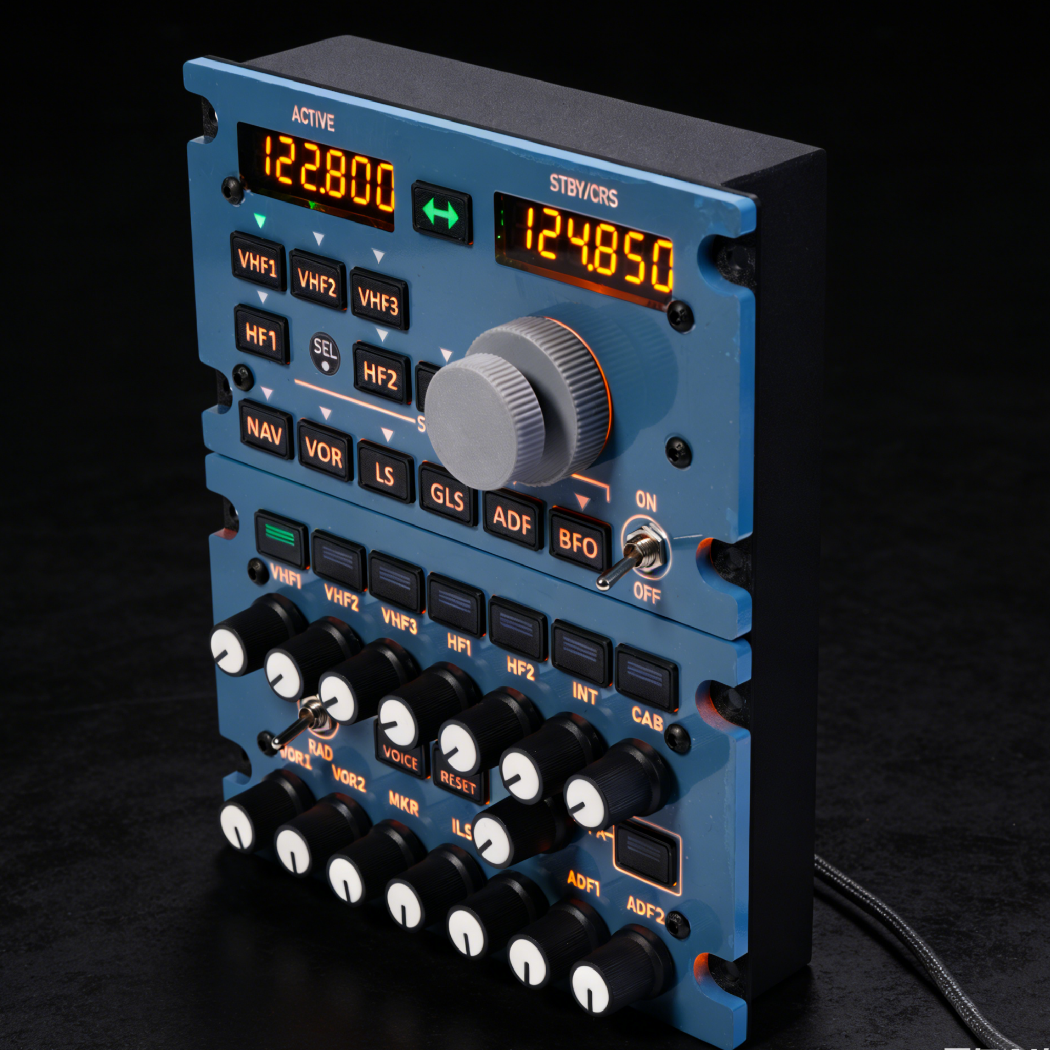 Rowsfire A111 1:1 Scale RMP-ACP Radio & Audio Panel - Rowsfire