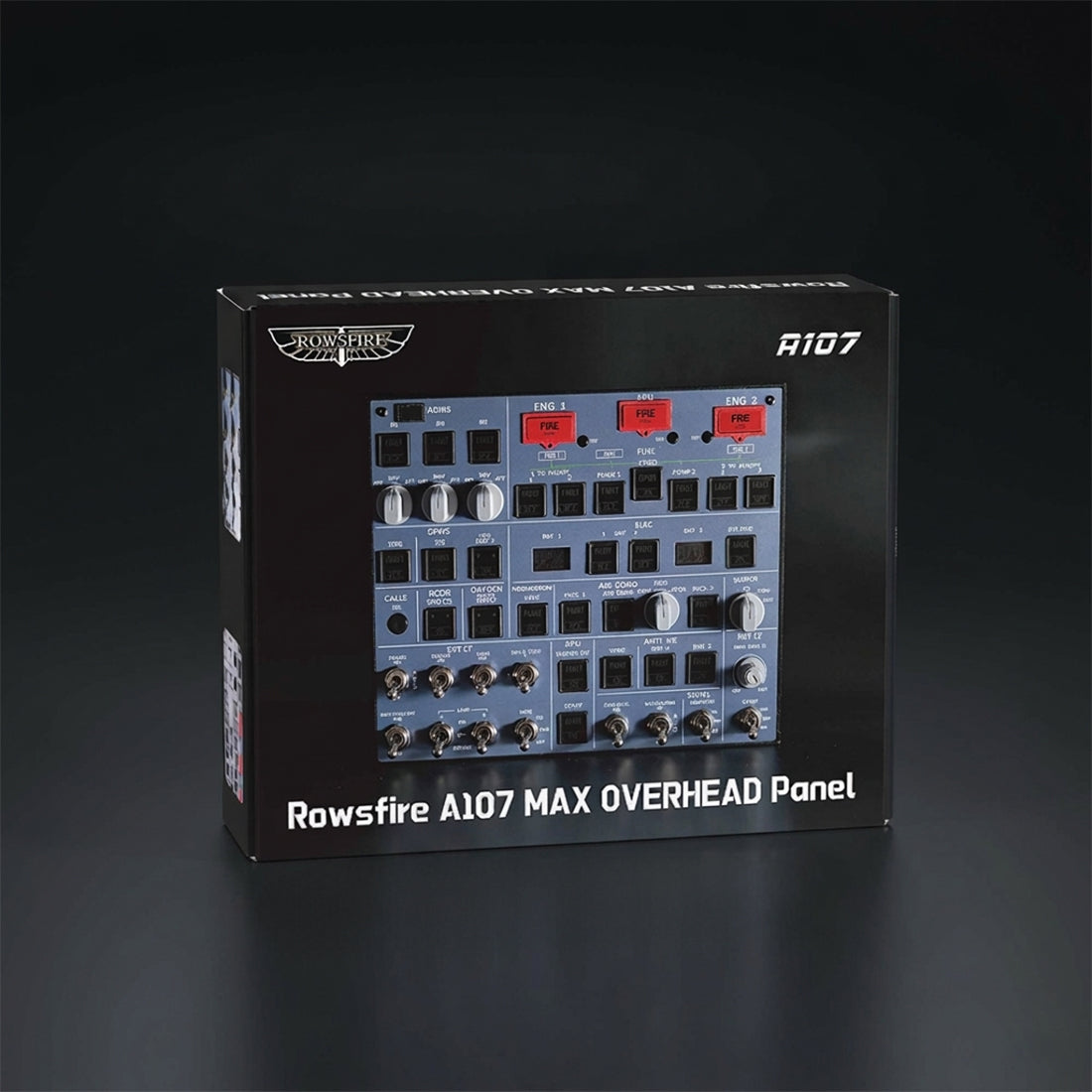 Rowsfire A107 A320pro/A320 MAX Light Overhead Panel (OVH)-V3.1