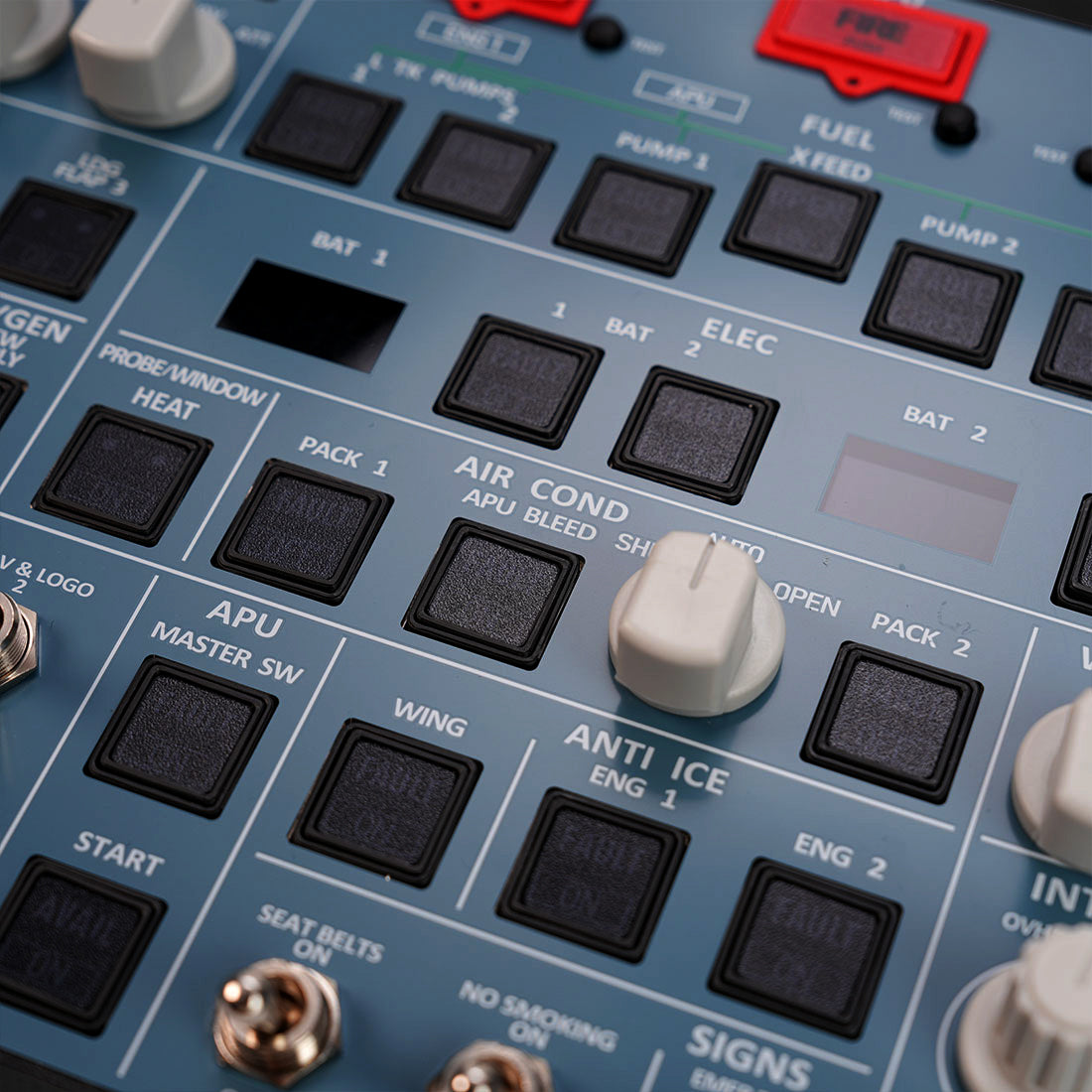 Rowsfire A107 A320pro/A320 MAX Light Overhead Panel (OVH)-V3.1