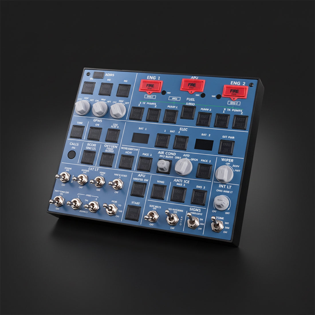 Rowsfire A107 A320pro/A320 MAX Light Overhead Panel (OVH)-V3.1