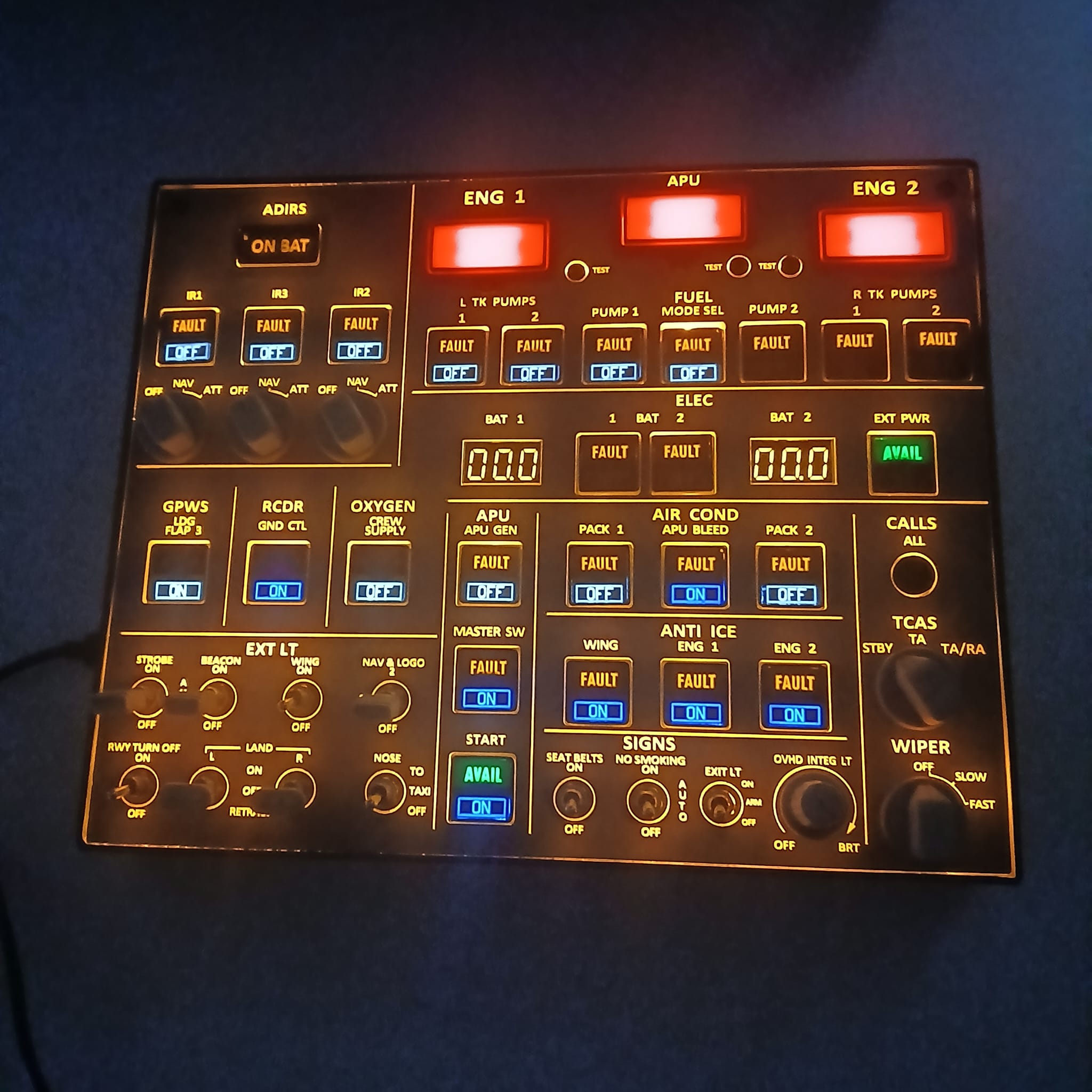 Rowsfire A107 Overhead Panel – Renewed