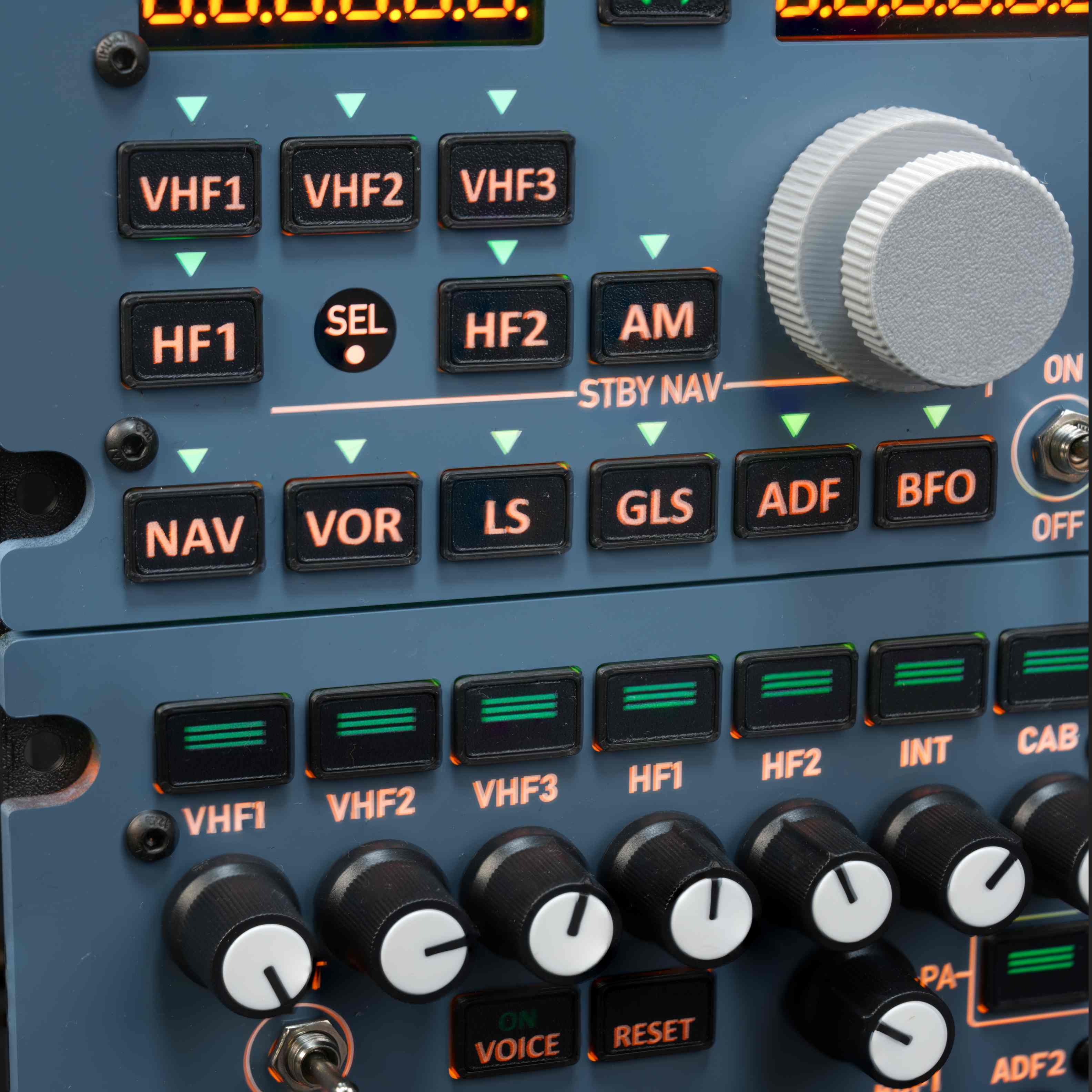 Rowsfire A111 1:1 Scale RMP-ACP Radio & Audio Panel - Rowsfire