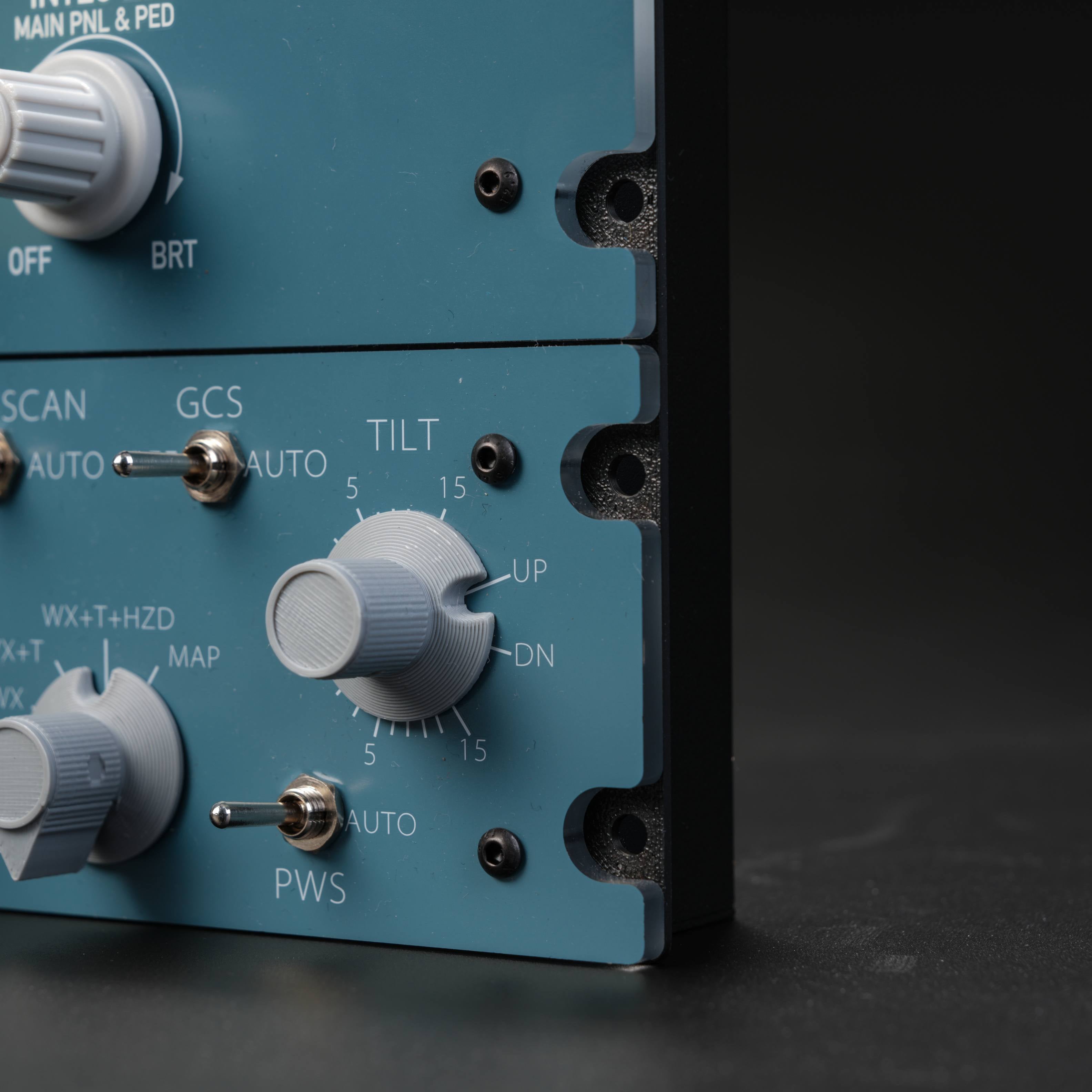 Rowsfire A112 1:1 Scale CKPT-LT+WXR-Radar Integrated Panel - Rowsfire