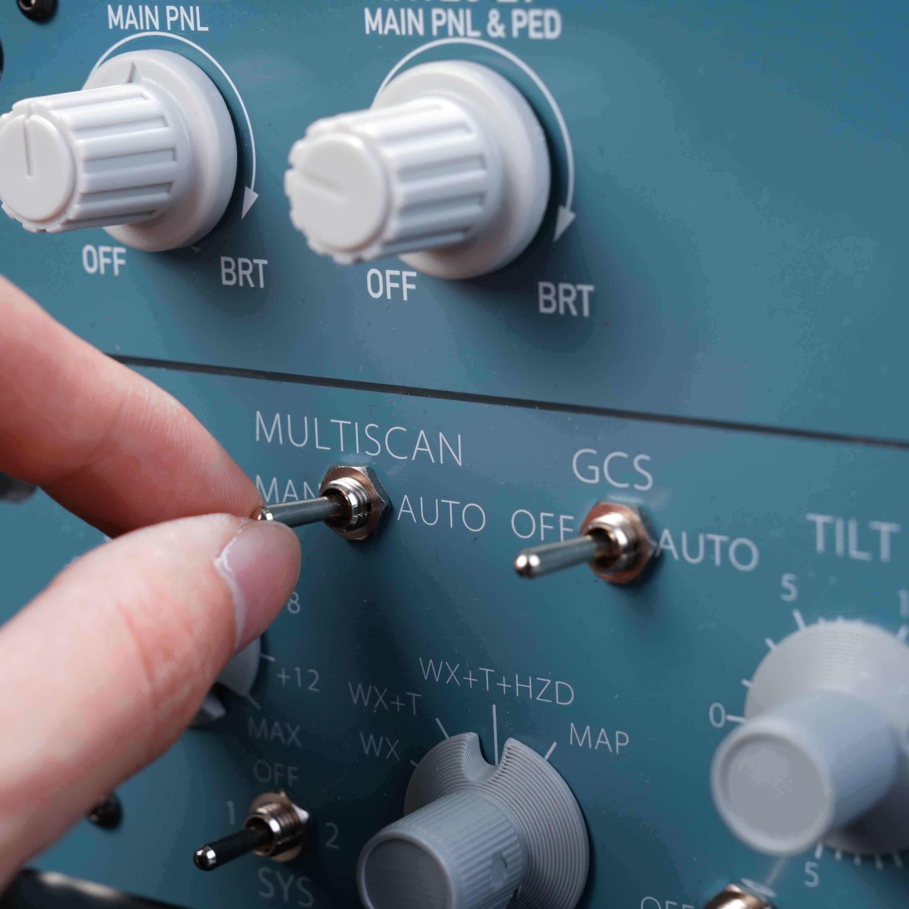 Rowsfire A112 1:1 Scale CKPT-LT+WXR-Radar Integrated Panel - Rowsfire