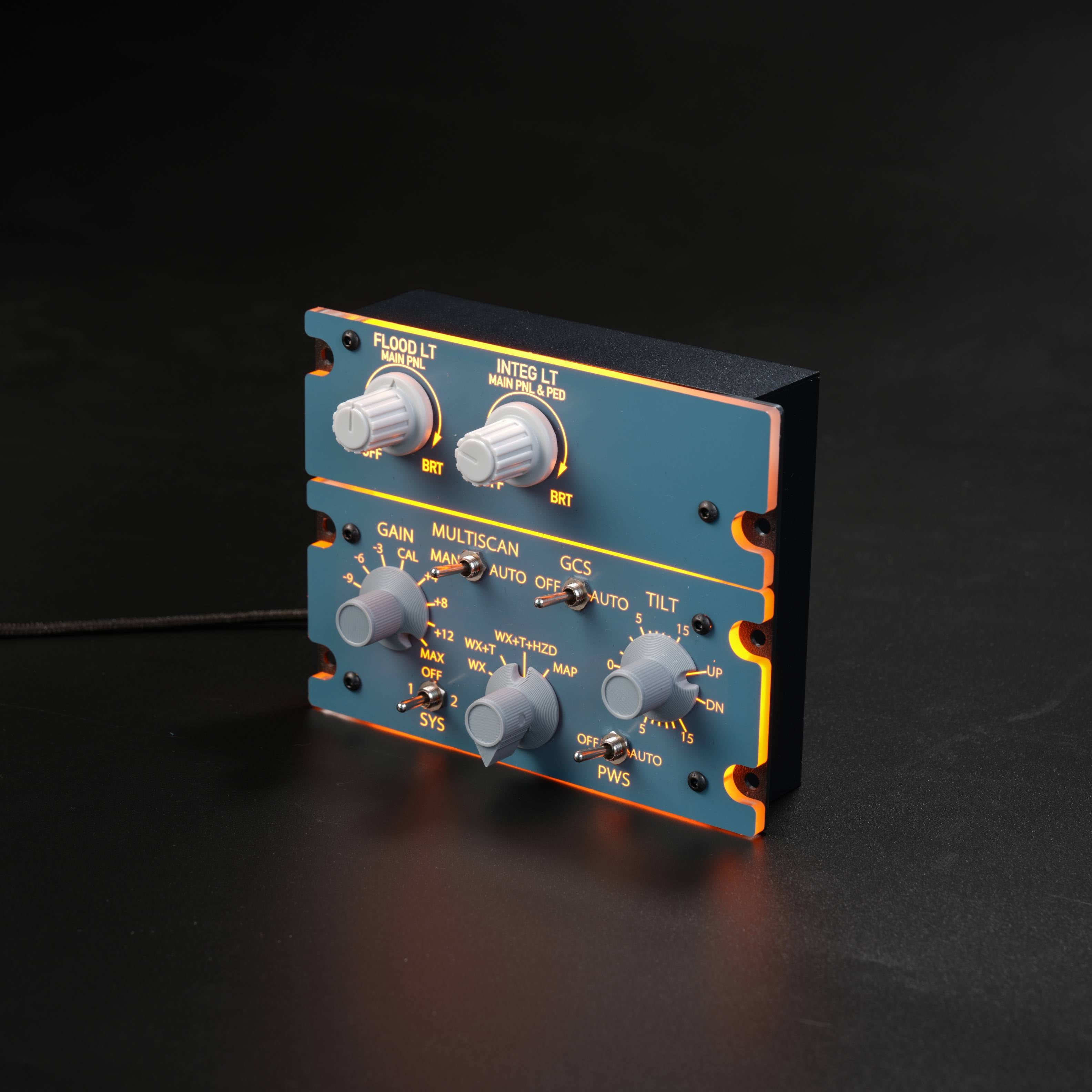 Rowsfire A112 1:1 Scale CKPT-LT+WXR-Radar Integrated Panel - Rowsfire