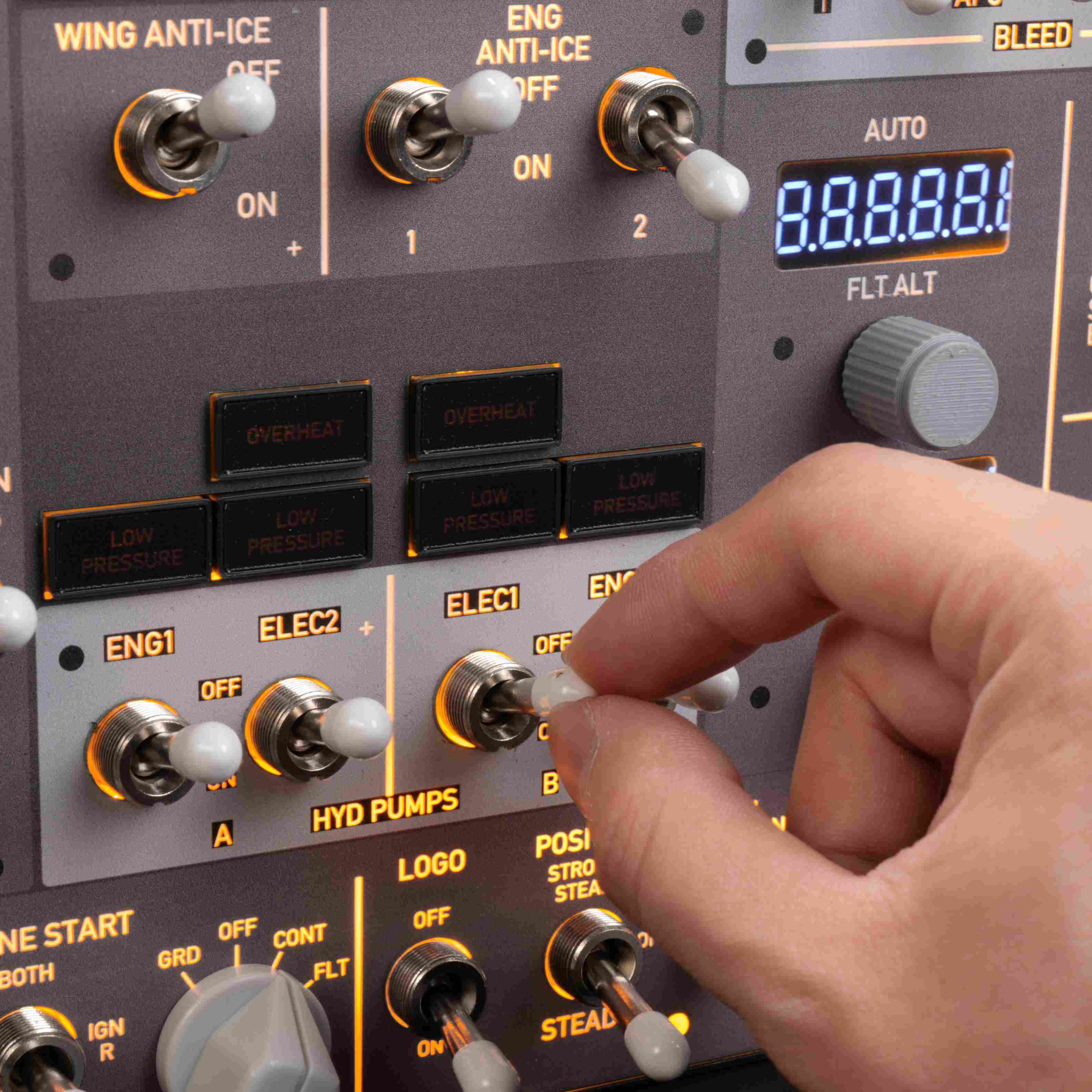 Rowsfire B107 B737 Overhead Panel-Presale - Rowsfire