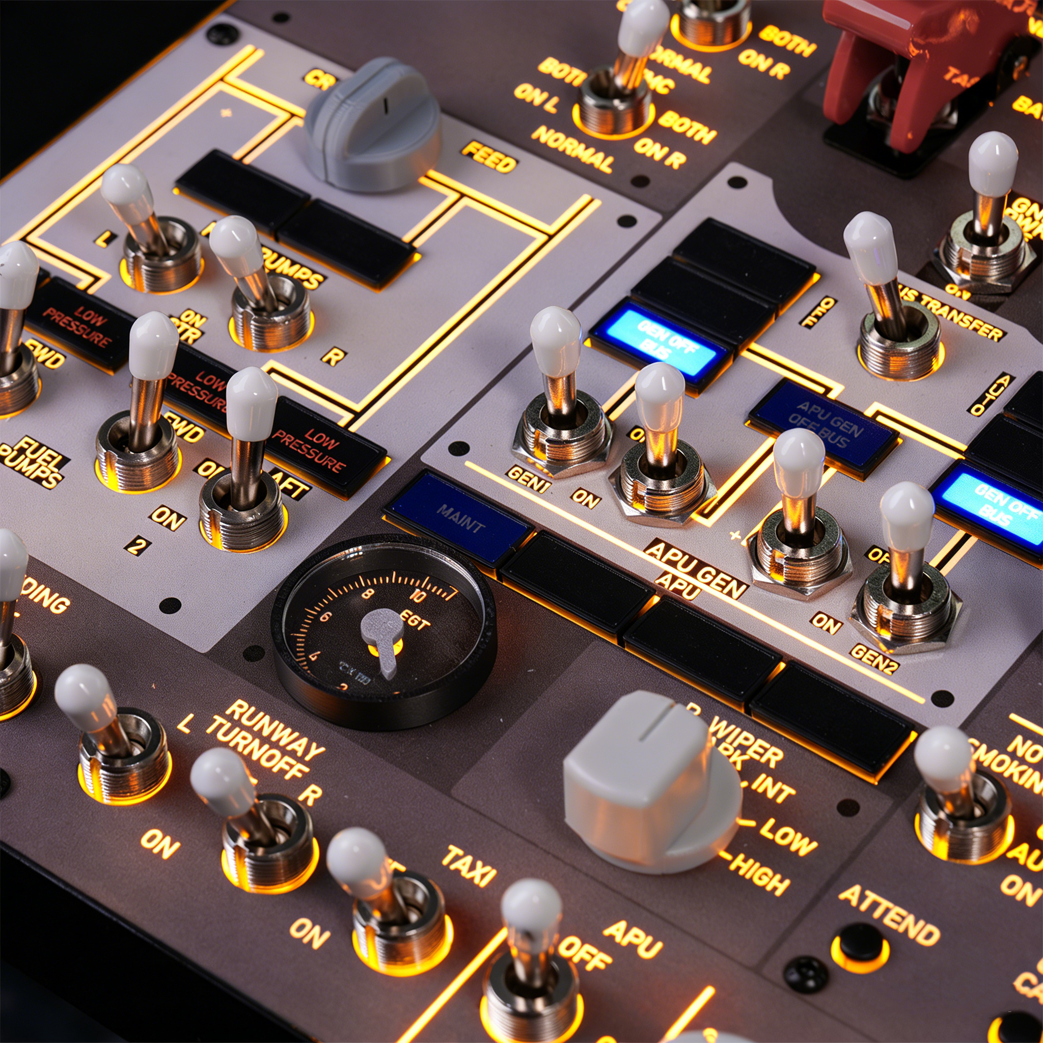 Rowsfire B107 B737 Overhead Panel-Presale - Rowsfire