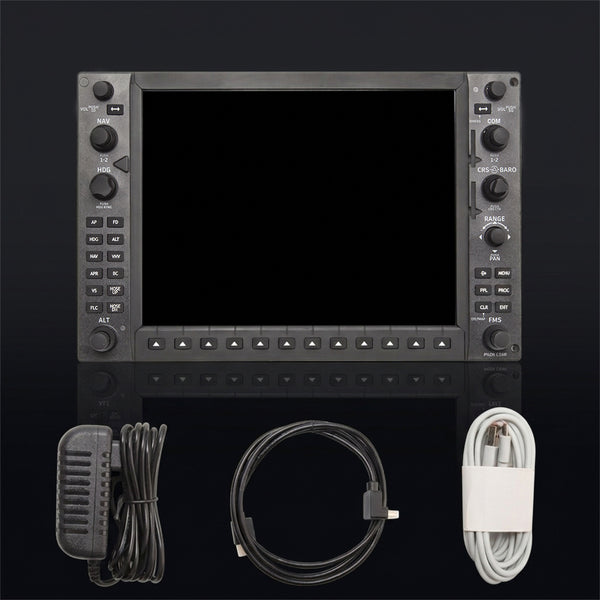 Rowsfire D104 G1000 NXi MFD panel showing detailed digital display and control buttons for Garmin G1000 NXi avionics system