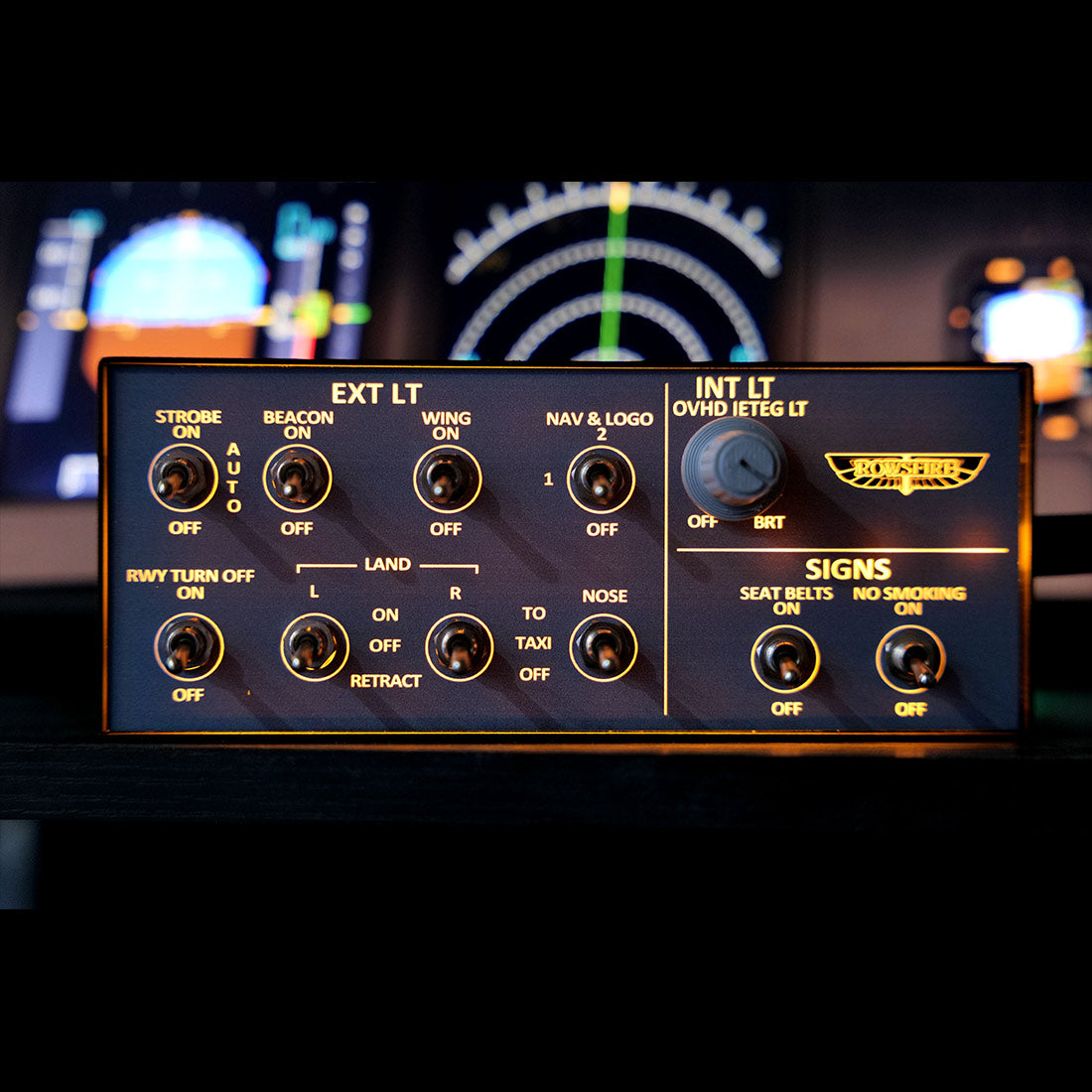 Rowsfire A101 A320 mini Light Overhead Panel (OVH)