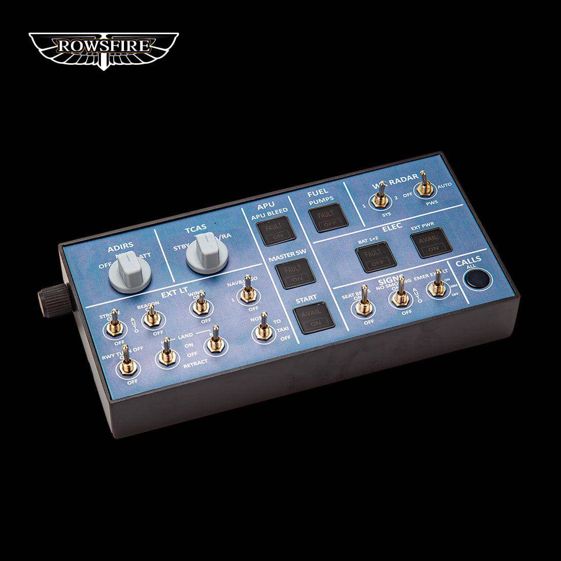 Rowsfire A102 A350/A320 mini Light Overhead Panel (OVH) - Rowsfire