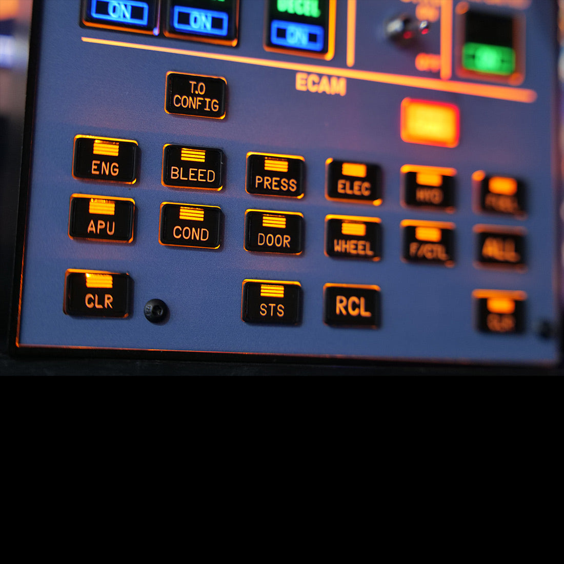 Rowsfire A103 A320/A310/A350/XECAM Landing Gear Indicator Integrated Panel - Rowsfire