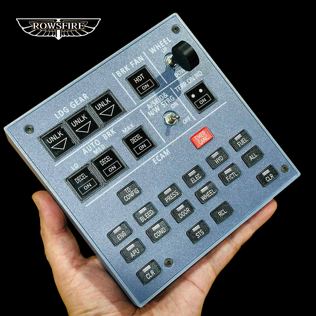Rowsfire A103 A320/A310/A350/XECAM Landing Gear Indicator Integrated Panel - Rowsfire