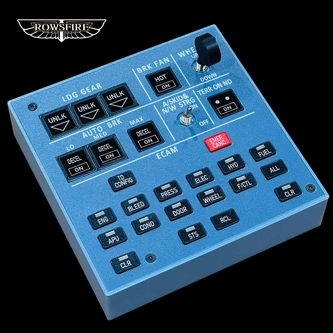 Rowsfire A103 A320/A310/A350/XECAM Landing Gear Indicator Integrated Panel - Rowsfire