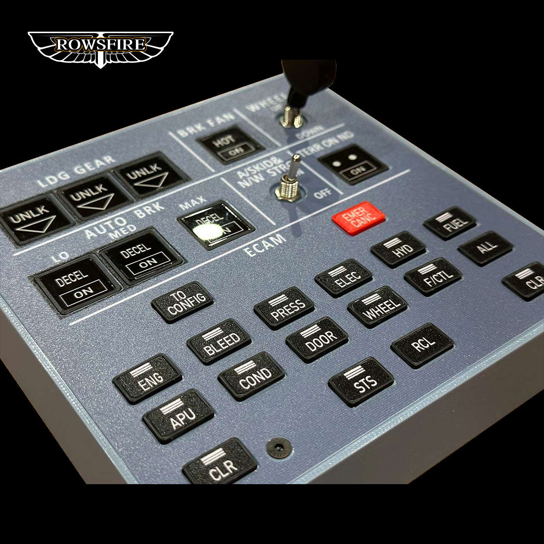 Rowsfire A103 A320/A310/A350/XECAM Landing Gear Indicator Integrated Panel - Rowsfire