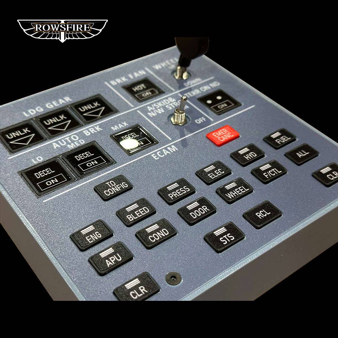 Rowsfire A103 A320/A310/A350/XECAM Landing Gear Indicator Integrated Panel - Rowsfire