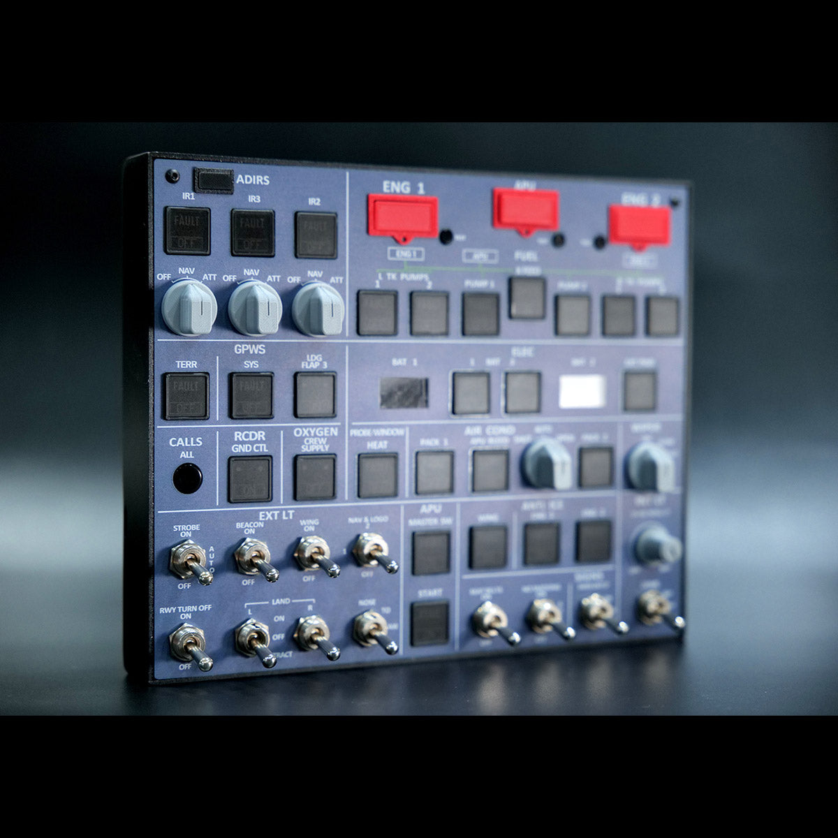 Rowsfire A107 A320pro/A320 MAX Light Overhead Panel (OVH)-Presale - Rowsfire