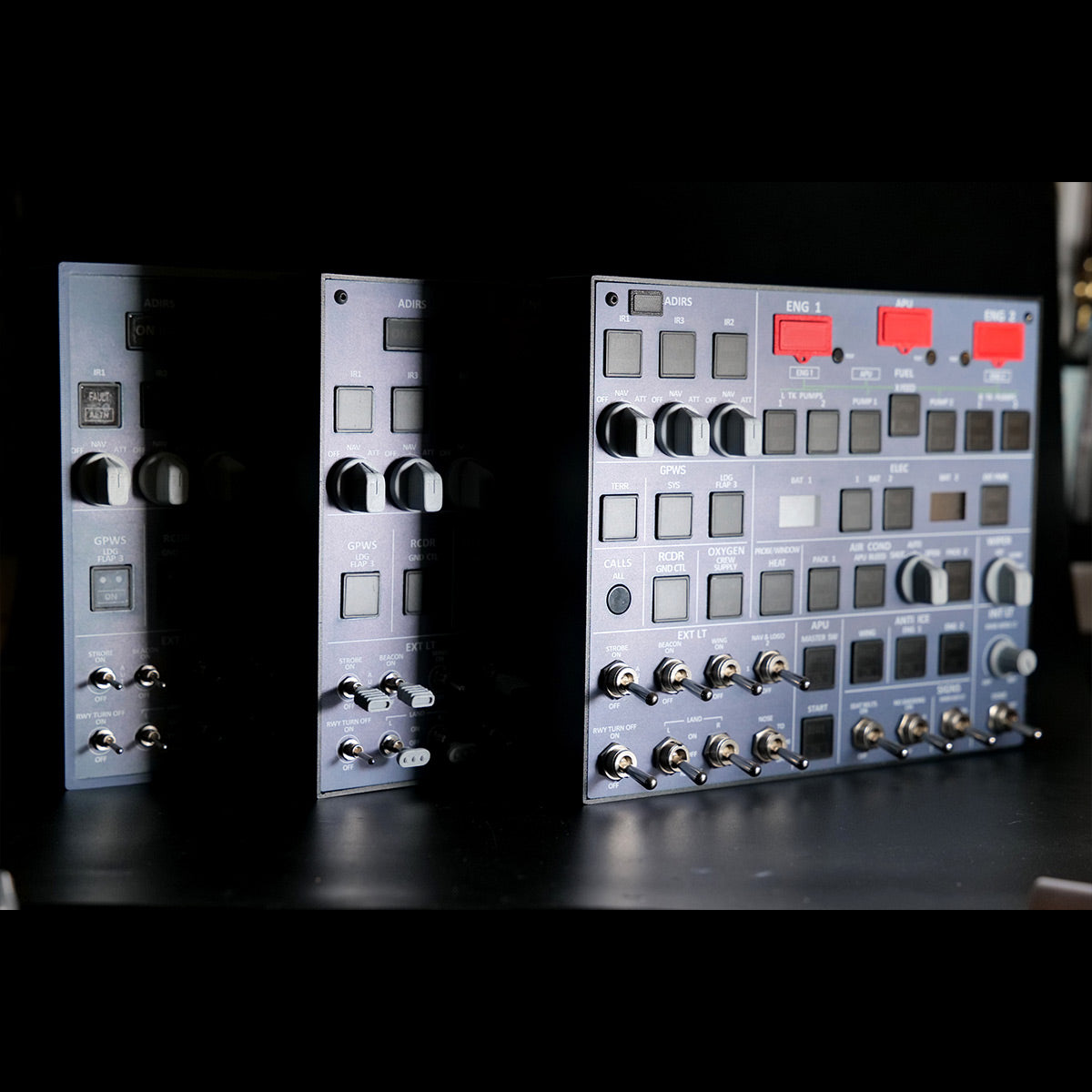 Rowsfire A107 A320pro/A320 MAX Light Overhead Panel (OVH)-Presale - Rowsfire