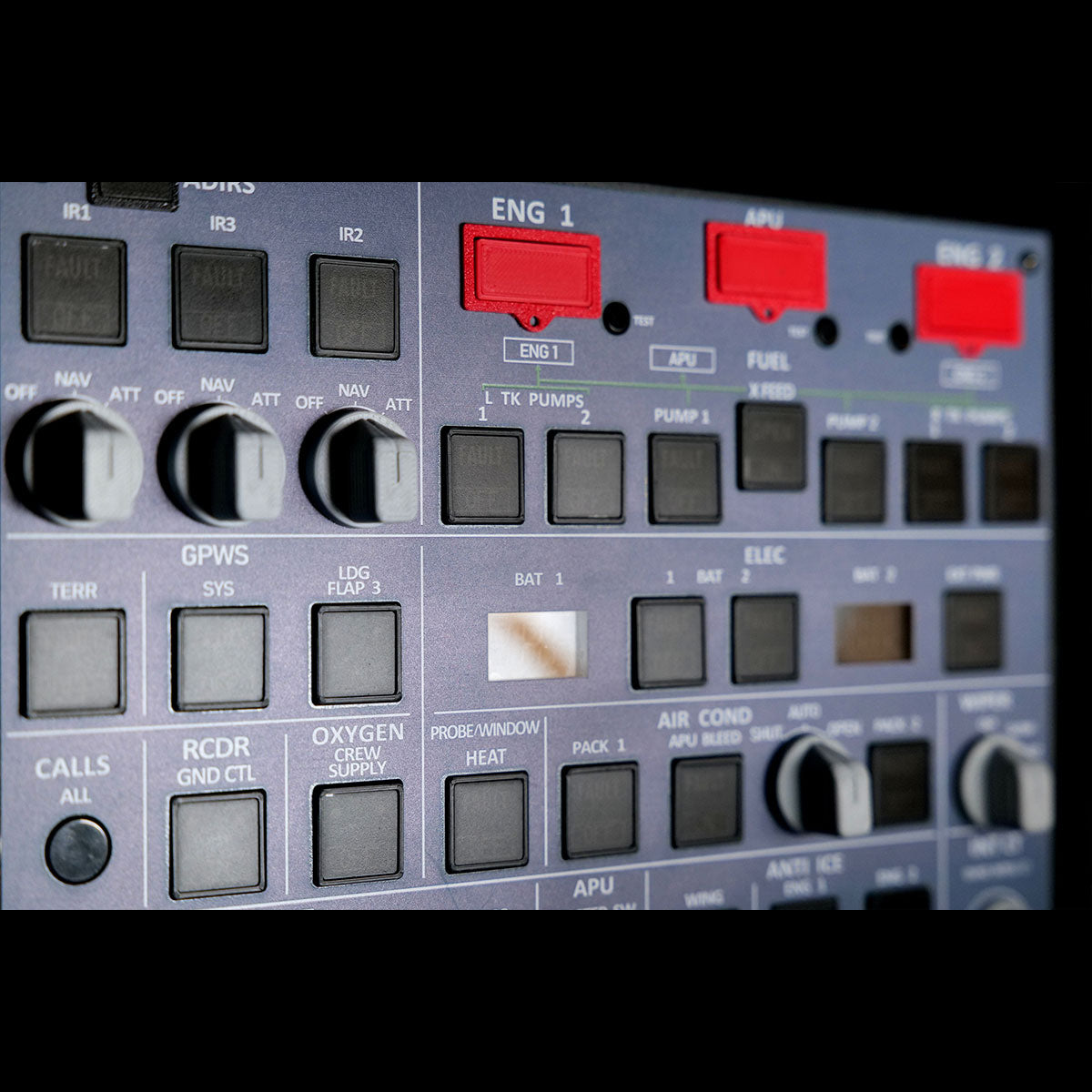 Rowsfire A107 A320pro/A320 MAX Light Overhead Panel (OVH)-Presale - Rowsfire