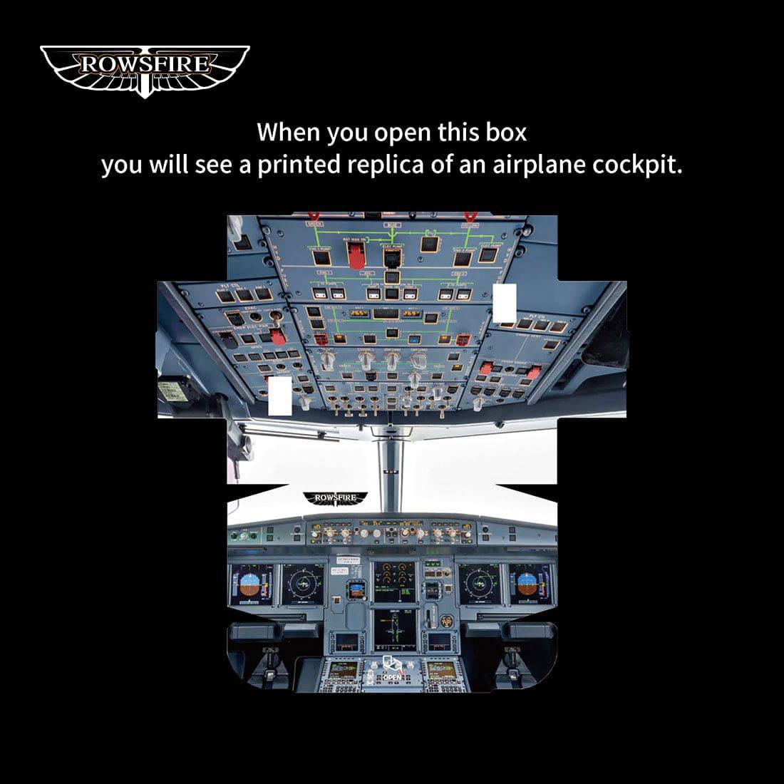 Rowsfire A102 A350/A320 mini Light Overhead Panel (OVH) - Rowsfire