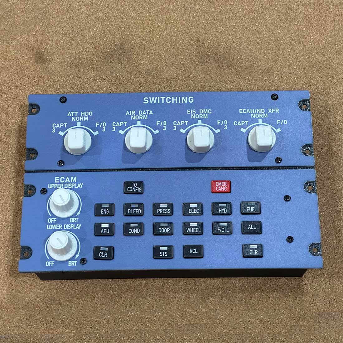 Rowsfire A109 A320 ECAM Panel - Rowsfire