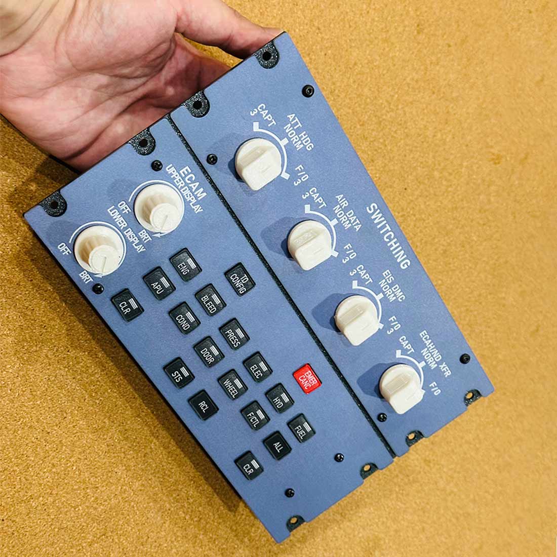Rowsfire A109 A320 ECAM Panel - Rowsfire