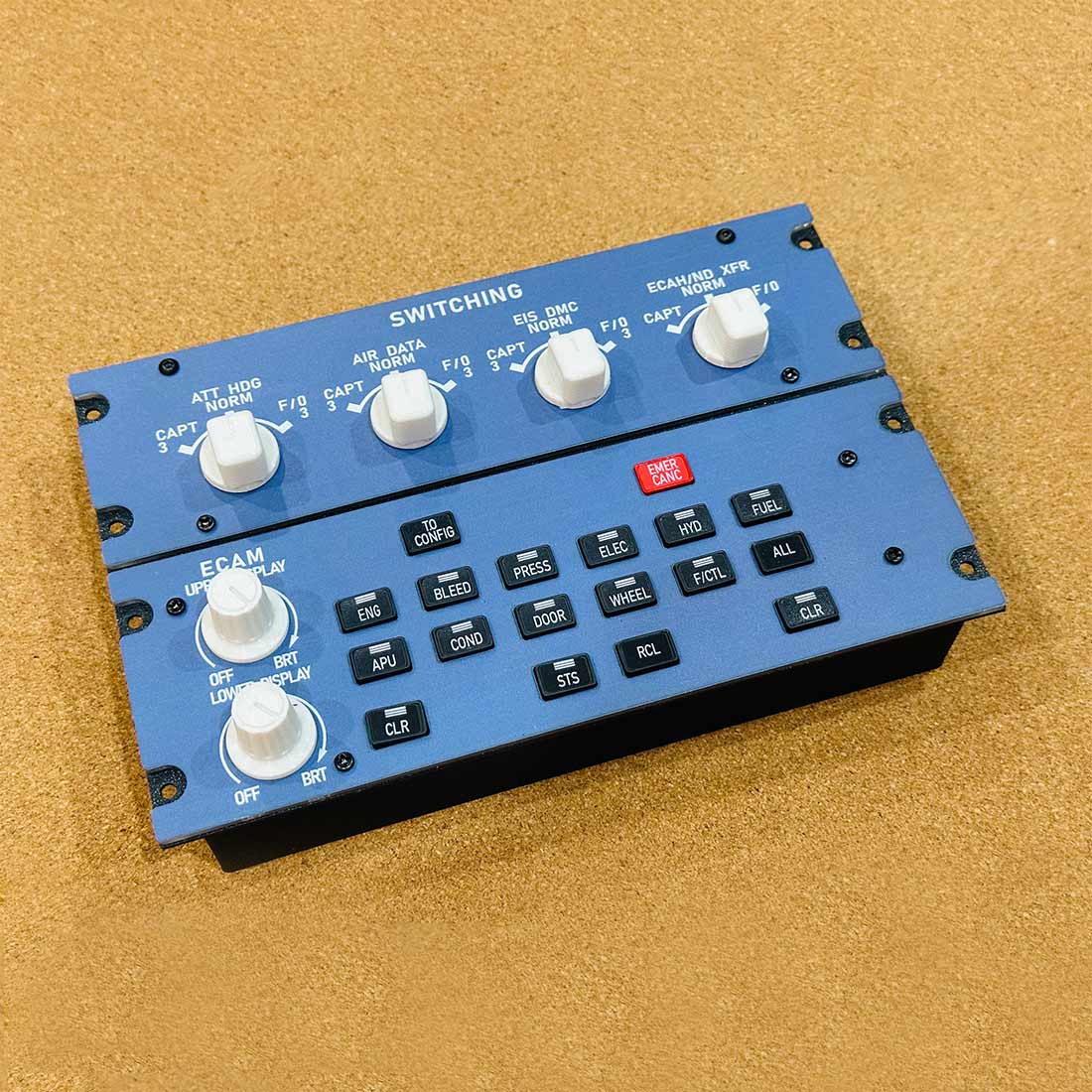 Rowsfire A109 A320 ECAM Panel - Rowsfire