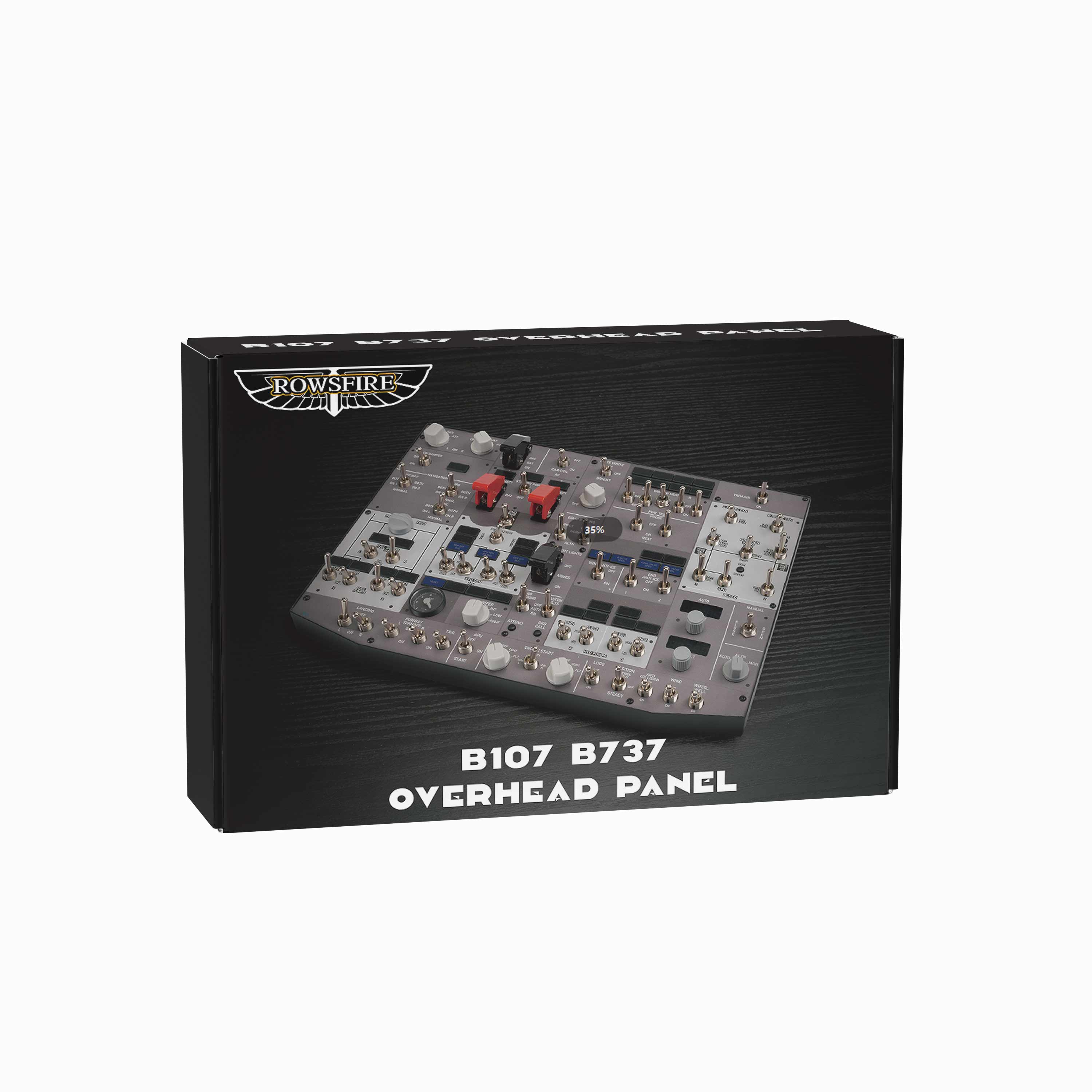 Rowsfire B107 B737 Overhead Panel-Presale - Rowsfire