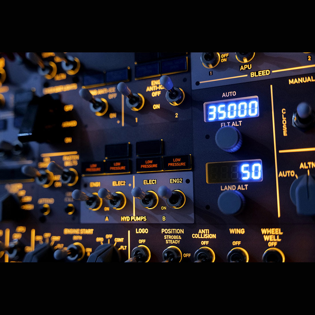 Rowsfire B107 B737 Overhead Panel-Presale - Rowsfire