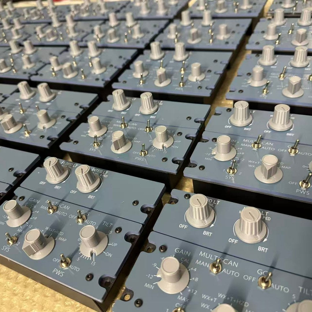 Rowsfire A112 1:1 Scale CKPT-LT+WXR-Radar Integrated Panel-Presale - Rowsfire