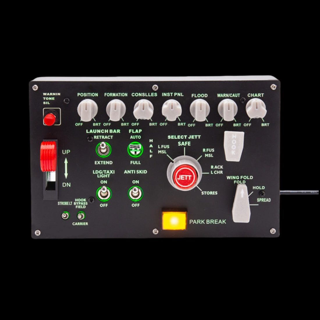 Rowsfire D101 F/A-18 Universal Carrier Landing Switch Panel