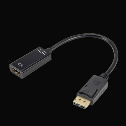Rowsfire DP to HDMI Cable, 4K/60Hz DP Male to HDMI Female Adapter Cable