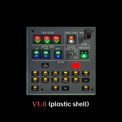 Rowsfire A103 A320/A310/A350/XECAM Landing Gear Indicator Integrated Panel