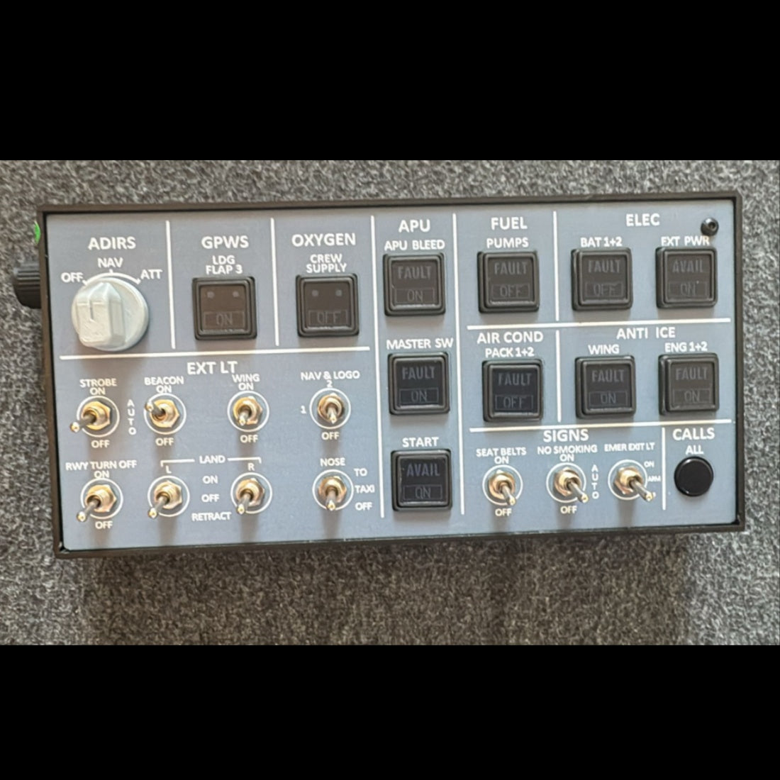 Rowsfire A106 Overhead Panel  V2.0 – Renewed (Germany） - Rowsfire