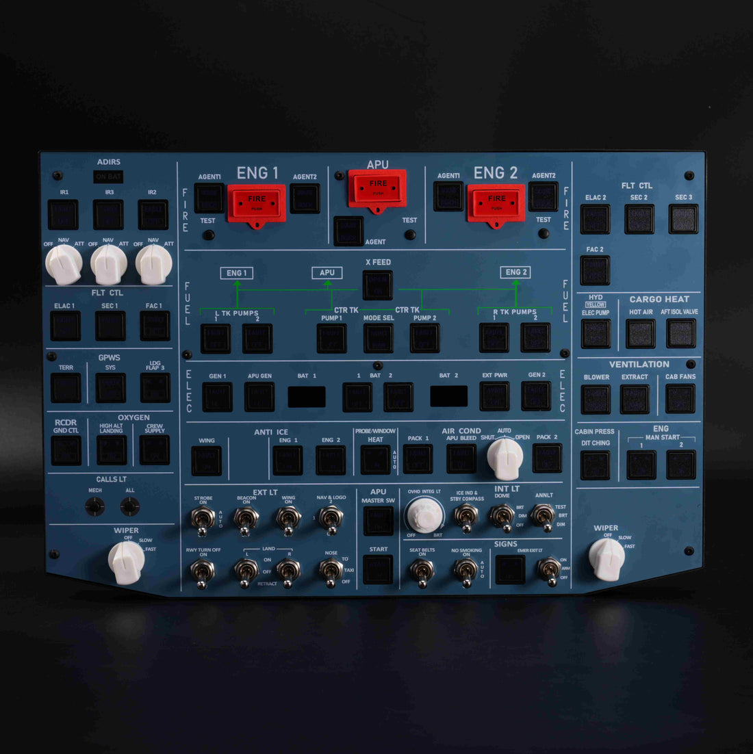 Rowsfire A107 Pro A320 Overhead Panel