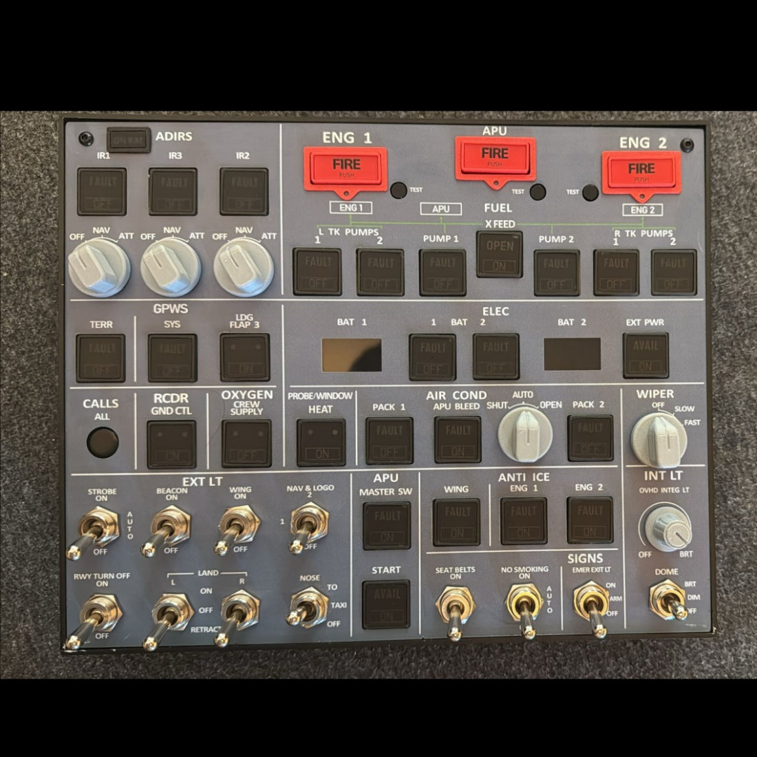 Rowsfire A107 Overhead Panel – Renewed (Germany) - Rowsfire