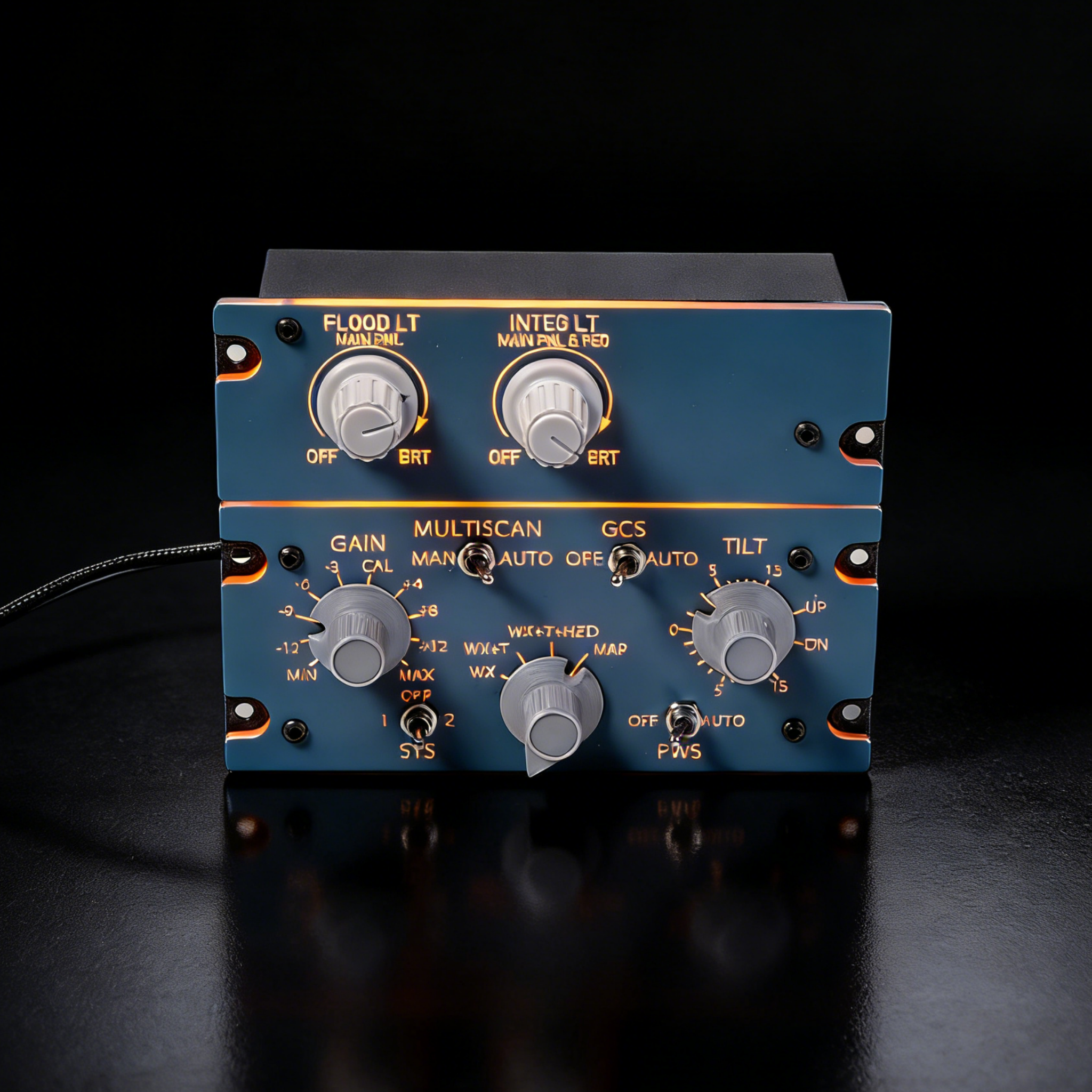 Rowsfire A112 1:1 Scale CKPT-LT+WXR-Radar Integrated Panel - Rowsfire