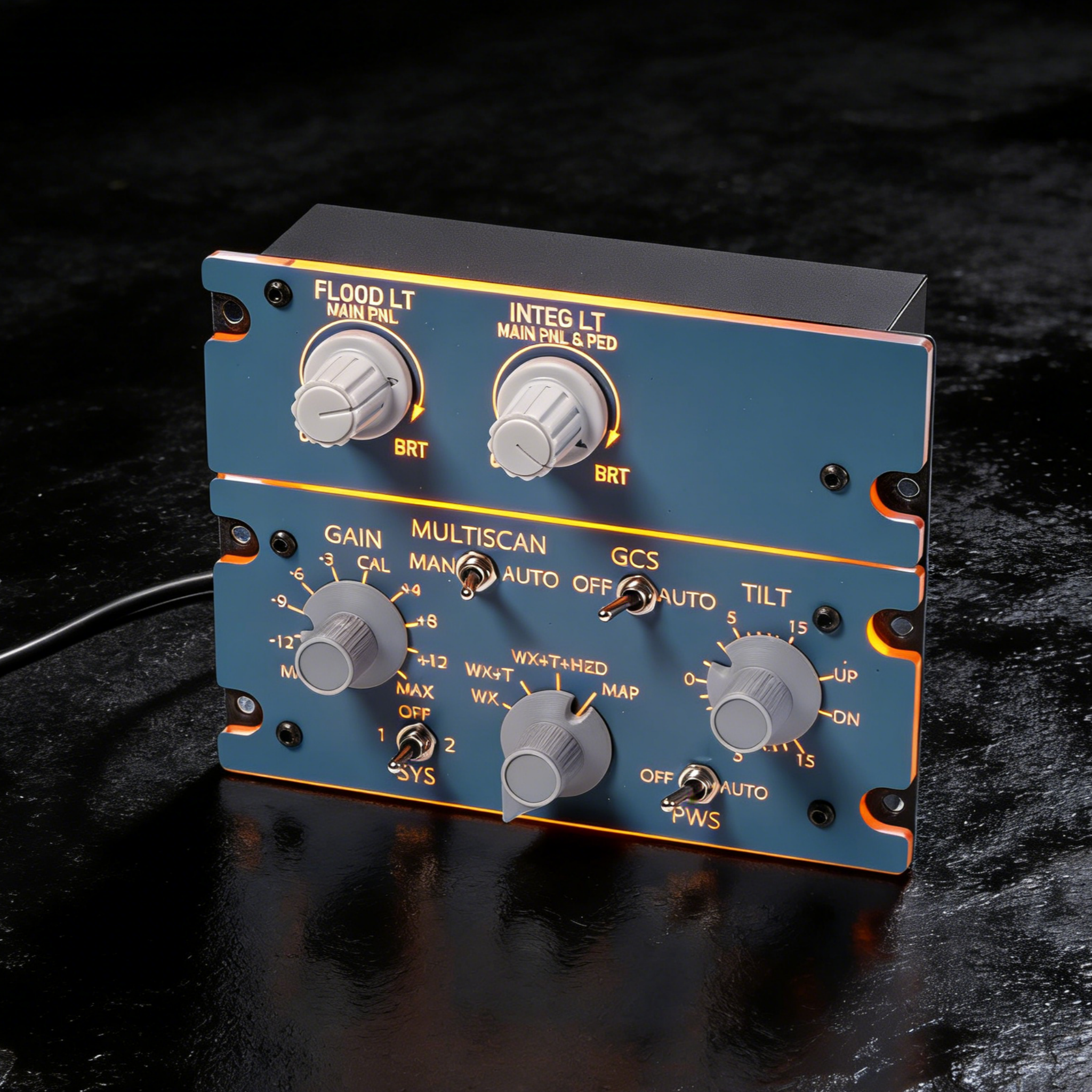 Rowsfire A112 1:1 Scale CKPT-LT+WXR-Radar Integrated Panel - Rowsfire