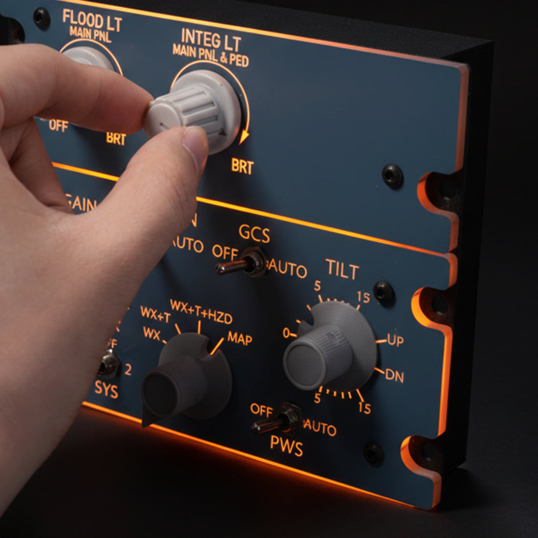 Rowsfire A112 1:1 Scale CKPT-LT+WXR-Radar Integrated Panel - Rowsfire