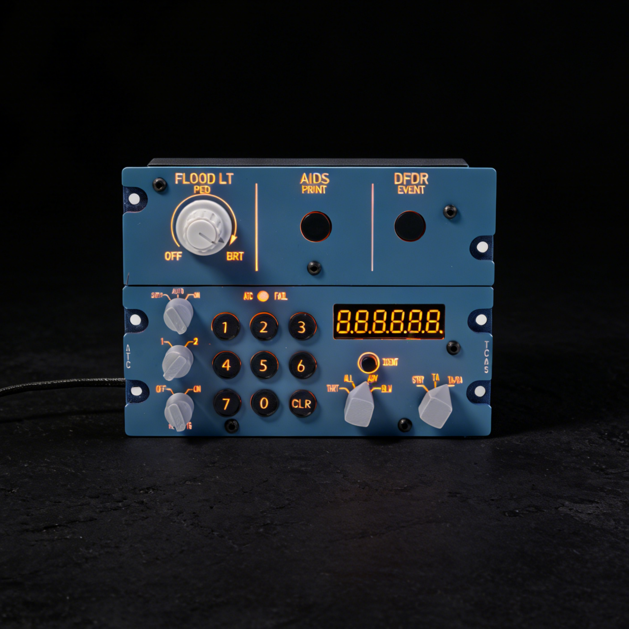 Rowsfire A113 1:1 Scale CKPT-LT+DFOR+ATC Integrated Panel - Rowsfire
