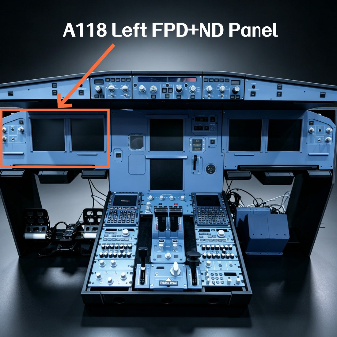 Rowsfire A118 A320 PFD &amp; ND Display Panel — 1:1 Scale