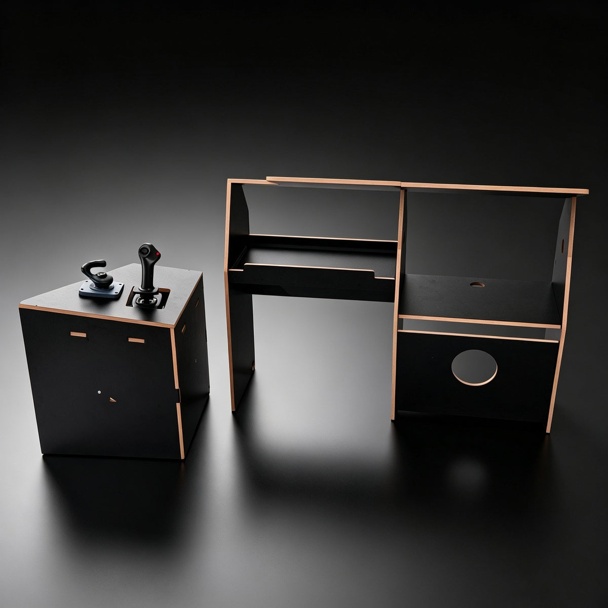 Rowsfire A221 A320 1:1 Scale Joystick &amp; Handwheel Stand (MDF)