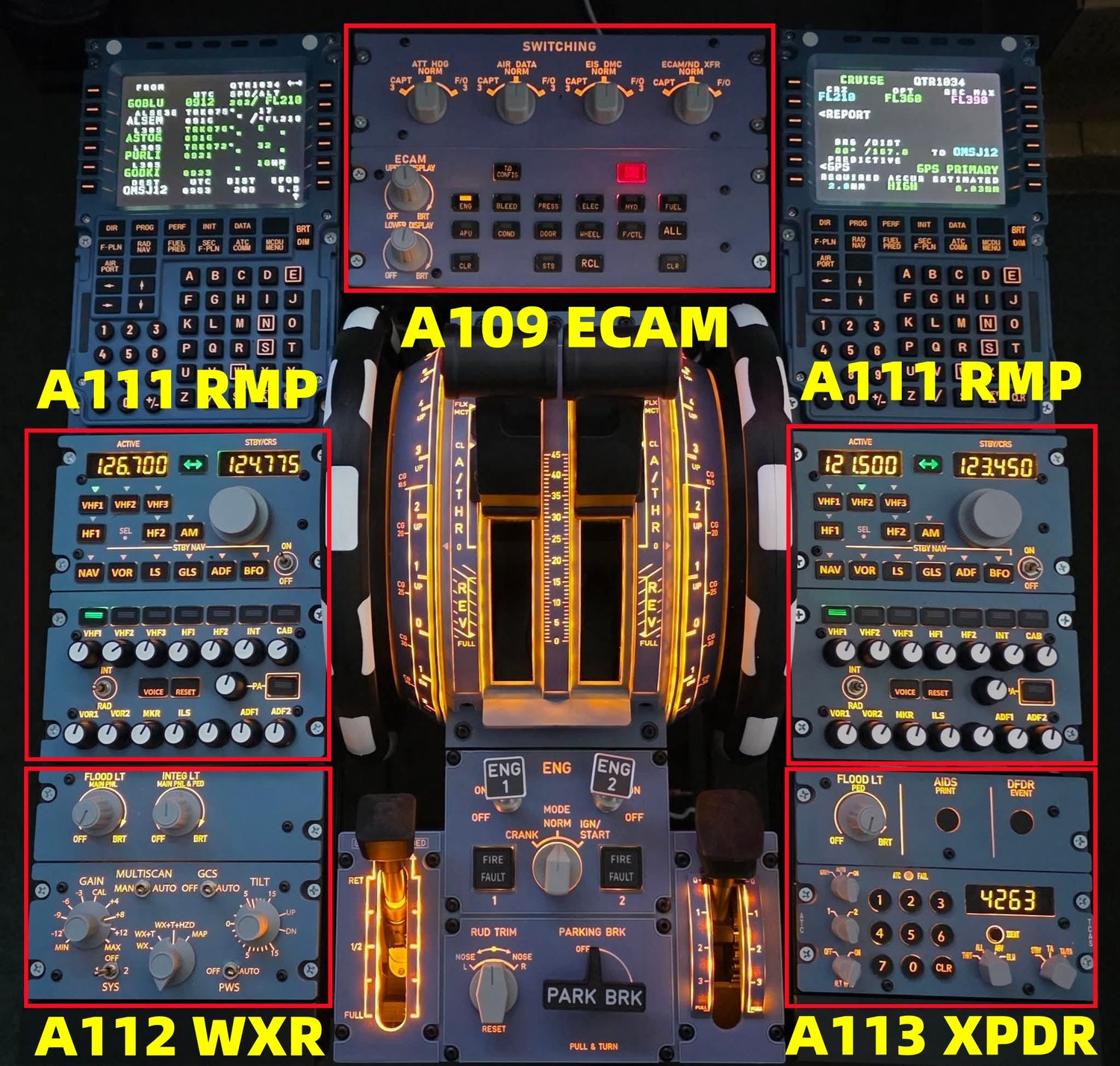 Rowsfire: Professional Flight Sim Control Panels & Cockpit Hardware
