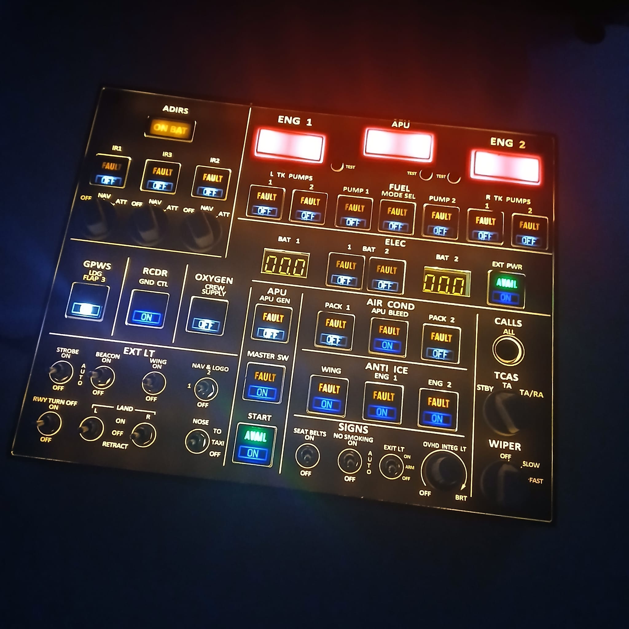 Rowsfire A107 Overhead Panel – Renewed