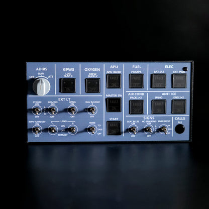 Rowsfire A106 pro A320 pro Light Overhead Panel (OVH)