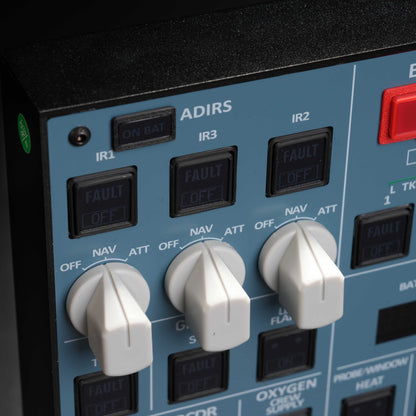 Rowsfire A107 A320pro/A320 MAX Light Overhead Panel (OVH)-V3.1 - Rowsfire