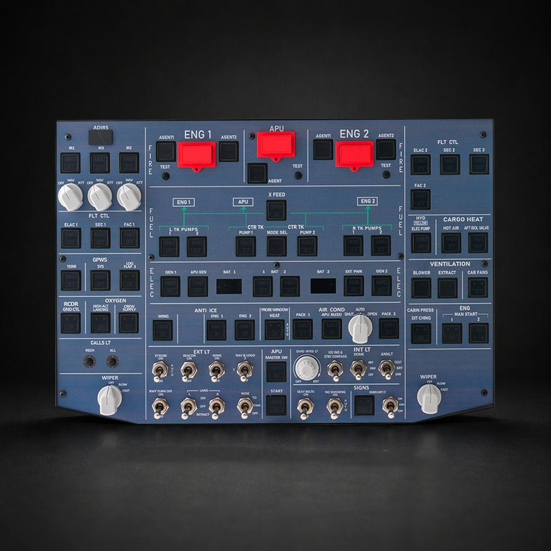 Rowsfire A107 Pro A320 Overhead Panel