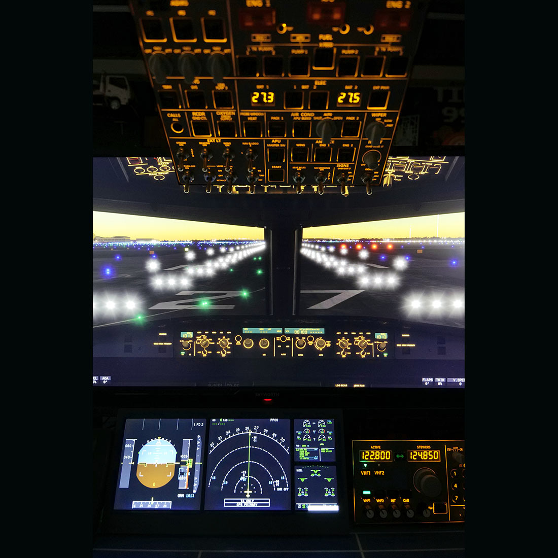 Rowsfire A108 V2 PFD-ND-E/WD HOME COCKPIT Panel - Rowsfire