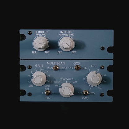 Rowsfire A112 1:1 Scale CKPT-LT+WXR-Radar Integrated Panel-Presale