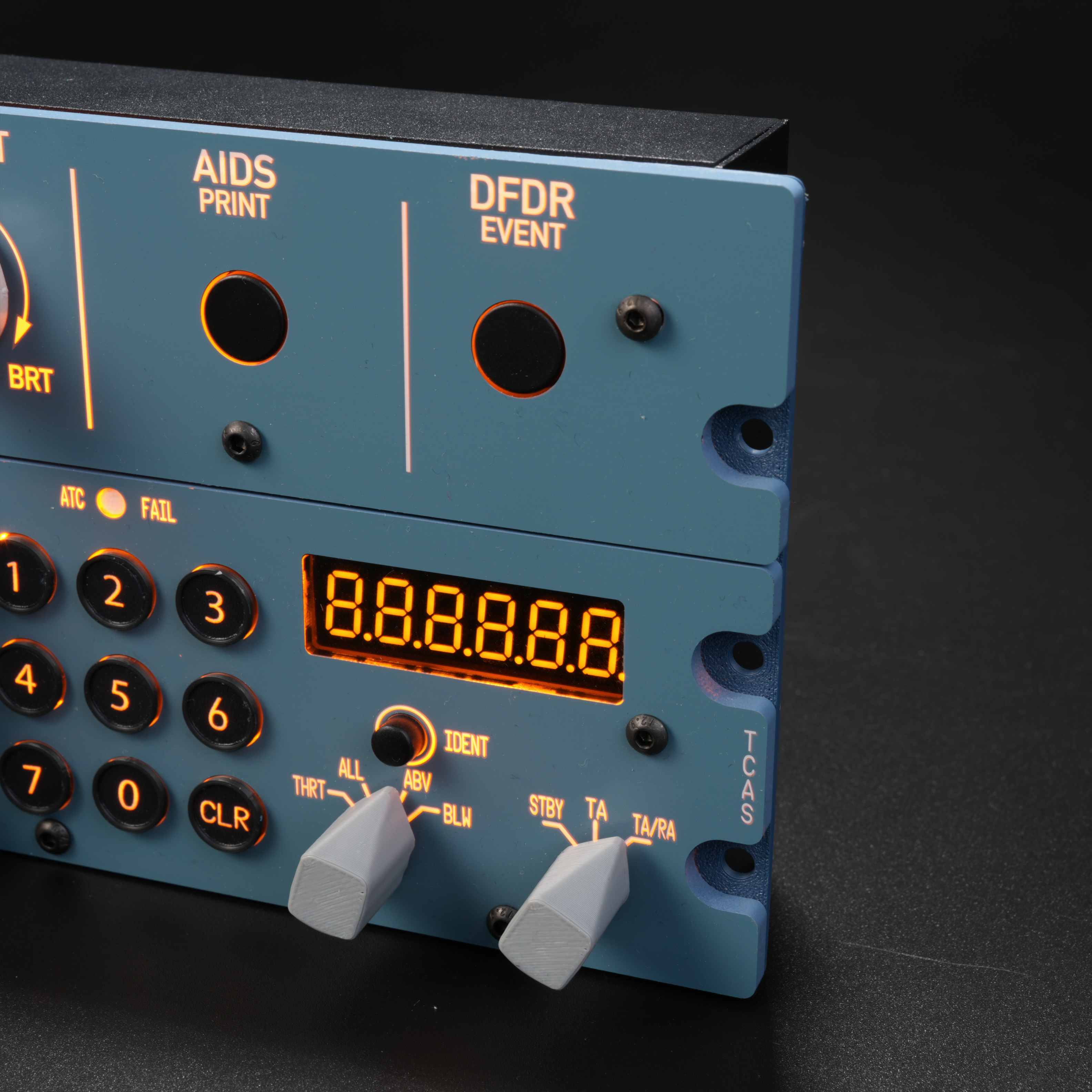 Rowsfire A113 1:1 A320 ATC, Lighting & DFDR Panel | MSFS