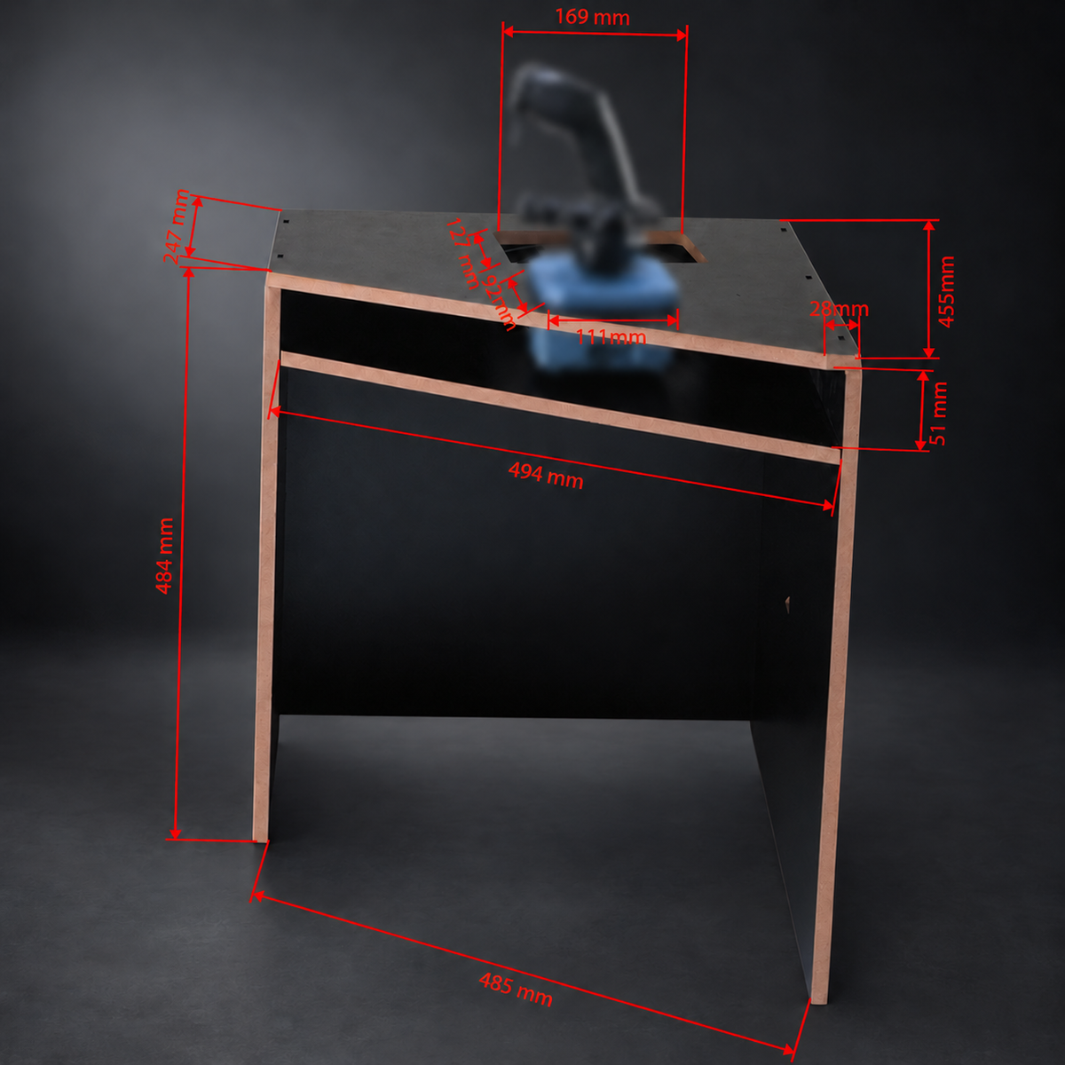 Rowsfire A221 A320 1:1 Scale Joystick &amp; Handwheel Stand (MDF)